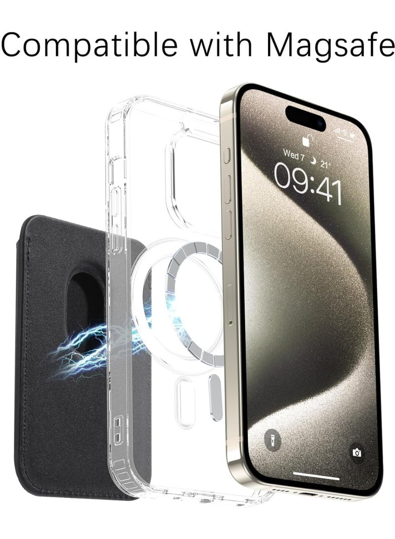 محفظة MagSafe المغناطيسية لحفظ البطاقات لهواتف iPhone 13 و14 و15 و16 و17 - حافظة هاتف رفيعة، لون برتقالي - Image 4